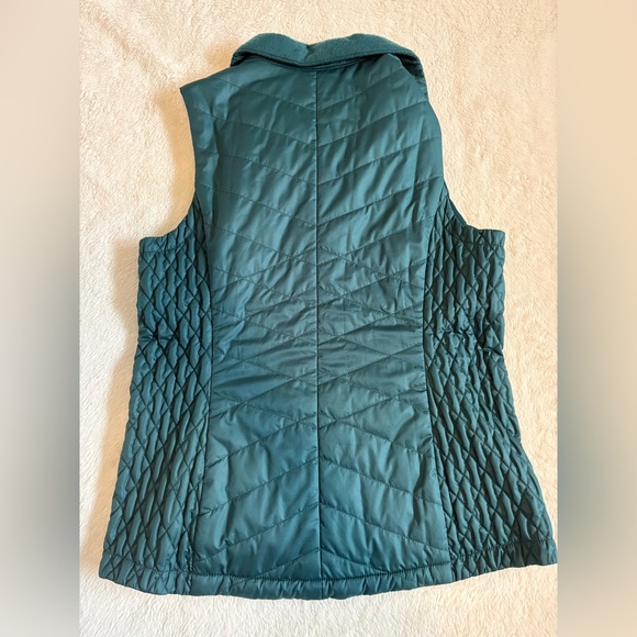 L.L. Bean | teal turquoise soft lined quilted vest sz small everyday casual - Picture 2 of 6
